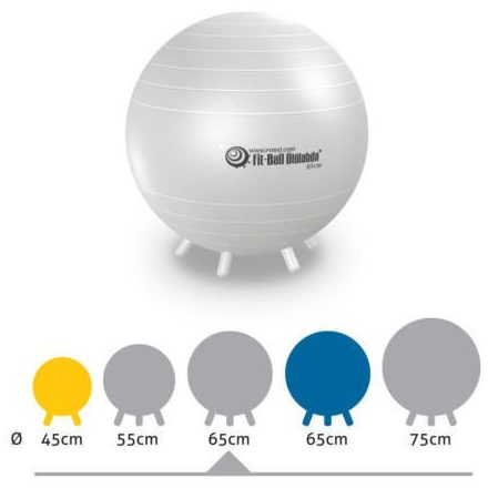 Fitball ülő labda talppal 55cm