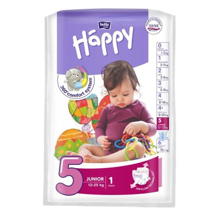 Bella Happy Junior pelenka Big Pack (12-25kg) x58