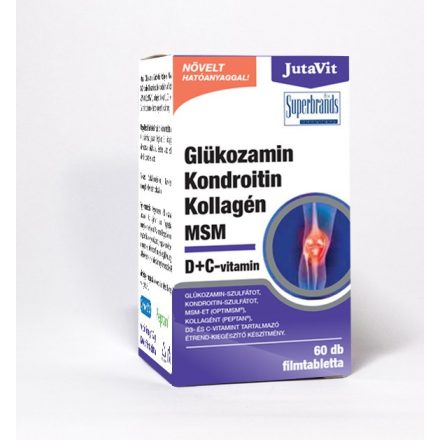 JutaVit Glükozamin Kondroitin Kollagén MSM D+C-vitamin filmtabletta 60db
