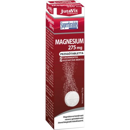 JutaVit Magnesium 275mg pezsgőtabletta 16x