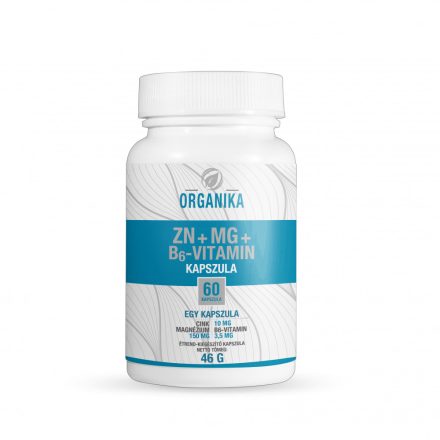 Organika zn+mg+b6-vitamin kapszula 60 db