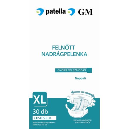 GM Nadrágpelenka nappali XL (2270 ml) - 30db