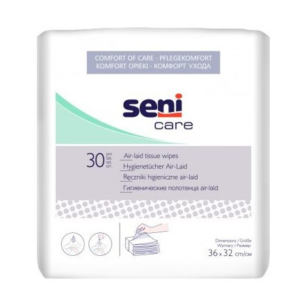 Seni Care Air Laid törlőkendő - 30db