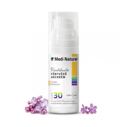 MediNatural SPF30 Ránctalanító fényvédő arckrém