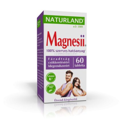 NATURLAND Magnesii® étrend-kiegészítő tabletta 60x