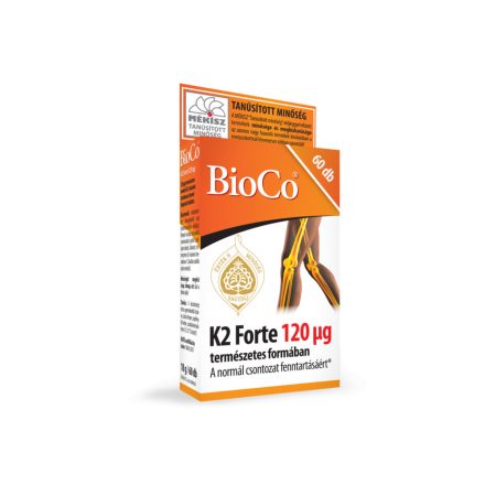BioCo K2-vitamin forte 120 mikrogramm 60 db