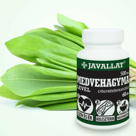 JAVALLAT® Medvehagyma levél 60 db