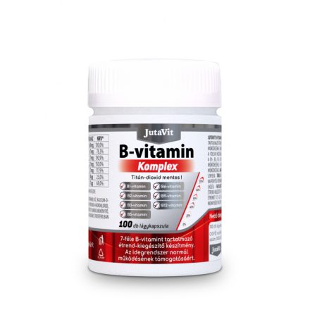 JutaVit B-vitamin Komplex lágyzselatin kapszula 100 db