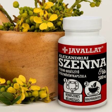 JAVALLAT® - Alexandriai szenna levél 60 db