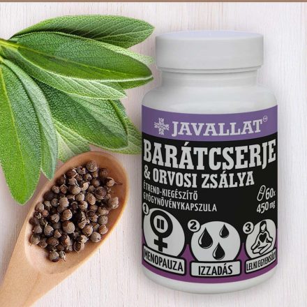 JAVALLAT Baratcserje Orvosi Zsalya 60db