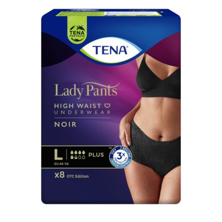 TENA Lady Pants Plus Noir (Fekete színű) L - 8 db