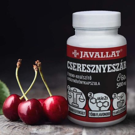 JAVALLAT® Cseresznyeszár gyógynövény kapszula - 60 db