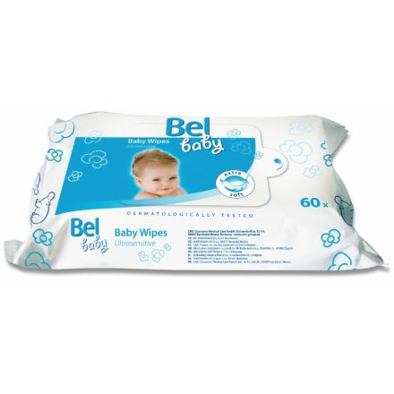 Bel baby nedves törlőkendő - 60 db 