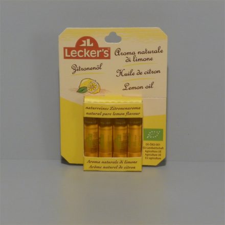 Leckers bio citromolaj /étkezési/4x2 ml 8 ml