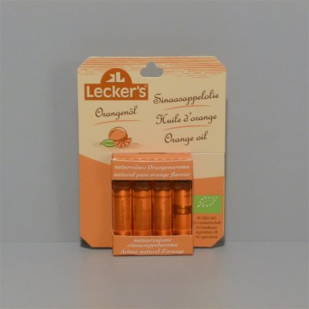 Leckers bio narancsolaj /étkezési/4x2 ml 8 ml