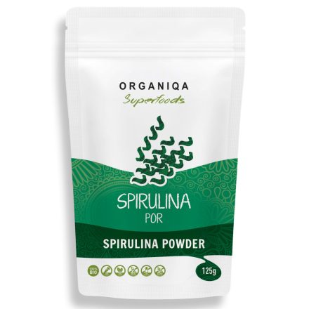 Organiqa bio spirulina por 100% nyers 125 g