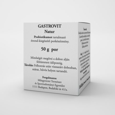 Gastrovit natur probiotikumot tartalmazó étrend-kiegészítő por 50 g