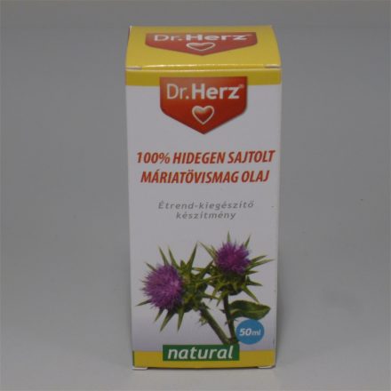 Dr.herz máriatövismag olaj 100% hidegen sajtolt 50 ml