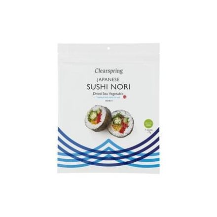 Clearspring nori-sushi pirított algalap 7 db