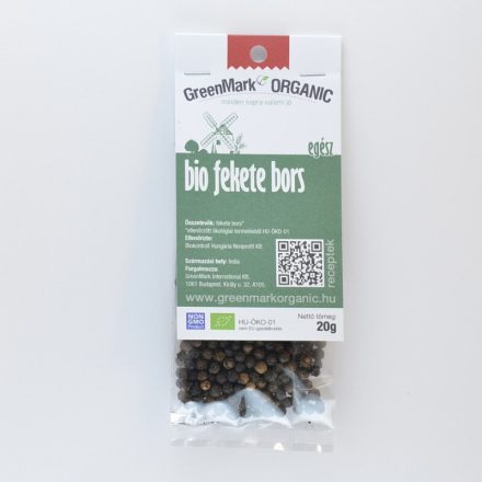 Greenmark bio fekete bors egész 20 g