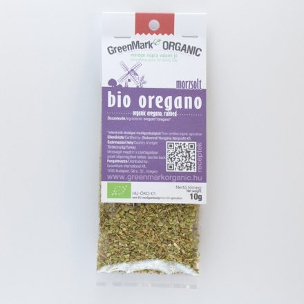 Greenmark bio oregano morzsolt 10 g