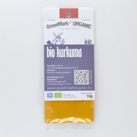 Greenmark bio kurkuma őrölt 10 g