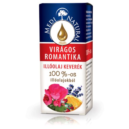 Medinatural virágos romantika 100% illóolaj keverék 10 ml