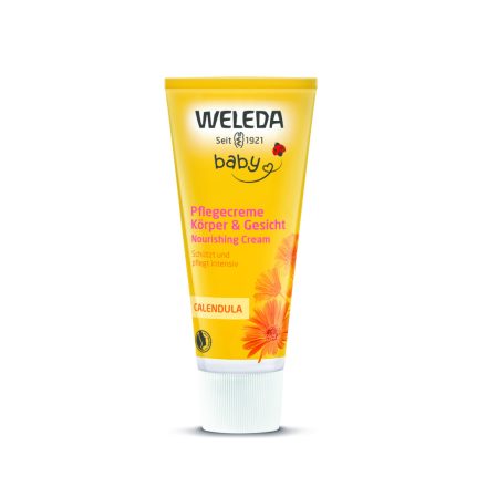 Weleda bio körömvirágos natúr babakrém arcra, testre 75 ml