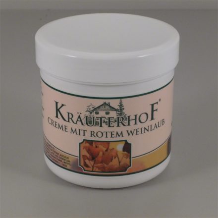 Krauterhof piros szőlőlevél krém 250 ml