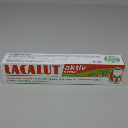 Lacalut aktiv fogkrém herbal 75 ml