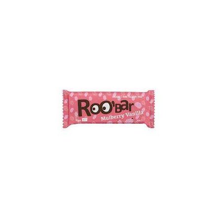 Roobar 100% raw bio gyümölcsszelet fehér eper-vanília 30 g