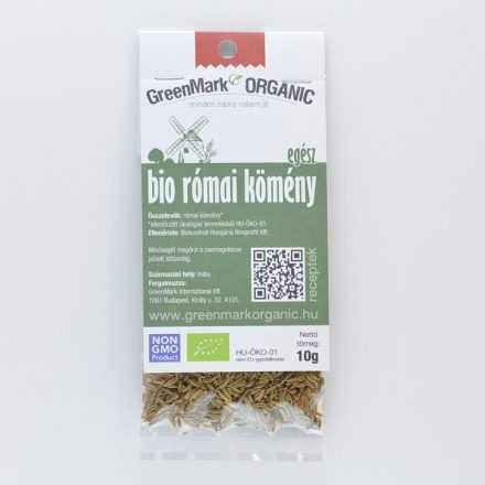 Greenmark bio római kömény egész 10 g