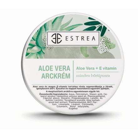 Estrea aloe vera bőrtápláló arckrém 80 ml