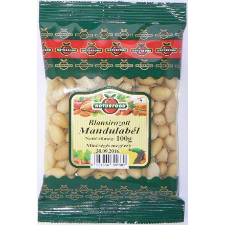 Naturfood blansírozott mandulabél 100 g