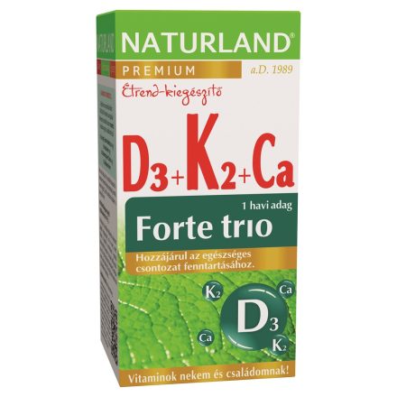 Naturland d3+k2+ca forte trio 30 db