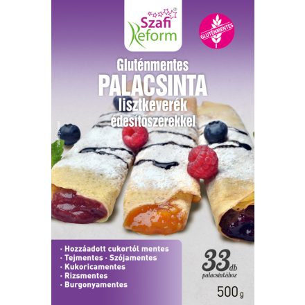 Szafi Reform gluténmentes palacsinta lisztkeverék édesítőszerekkel 500 g