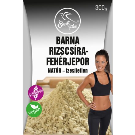 Szafi Free barna rizscsíra-fehérjepor natúr- ízesítetlen 300 g