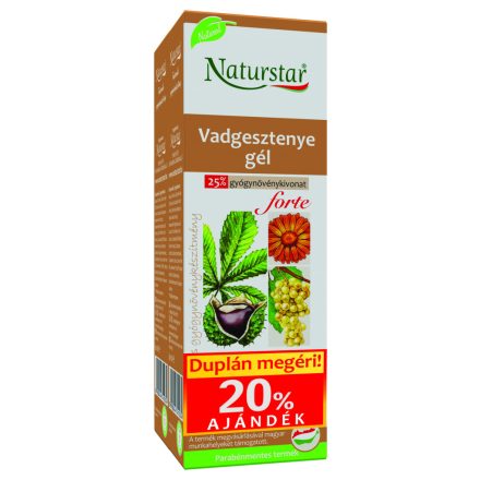 Naturstar vadgesztenye gél forte dupla 2x60ml 120 ml