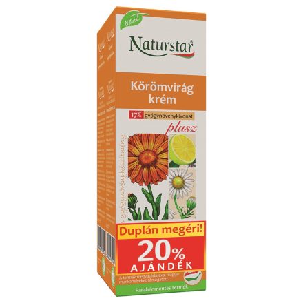 Naturstar körömvirág krém plusz dupla 2x60ml 120 ml