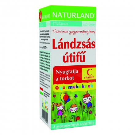 Naturland lándzsás útifű+c-vitamin gyerek szirup 150 ml