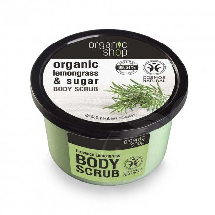 Organic Shop bio cukros testradír provance-i citromfű 250 ml