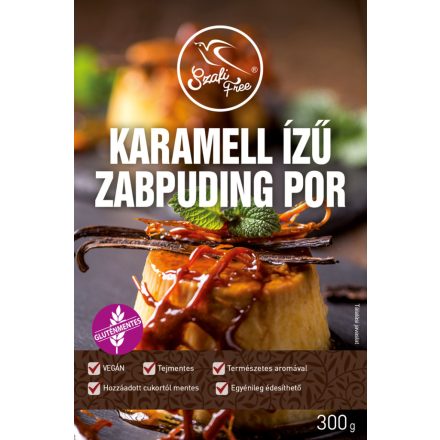 Szafi Free karamell ízű zabpuding por 300 g