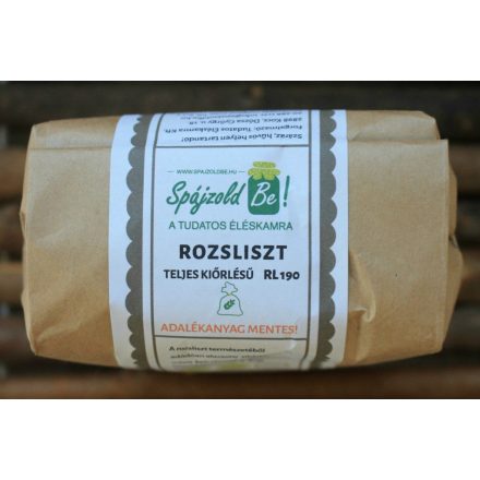 Spájzold be! teljes kiőrlésű rozsliszt RL 190 - 1000 g