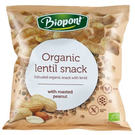 Biopont bio extrudált lencse, földimogyoróval 60 g