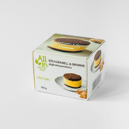 All in sós karamell & brownie jégkrémszendvics 160 g