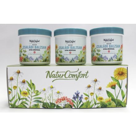 Naturcomfort Magyar Családi balzsam extra hűsítéssel tripla csomag 750 ml