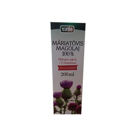 Virde máriatövis magolaj e-vitaminnal 100% 200 ml