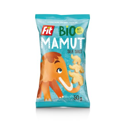 Fit bio mamut extrudált gluténmentes snack sós ízű 50 g