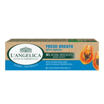 Langelica herbal fogkrém fresh breath papaya 75 ml