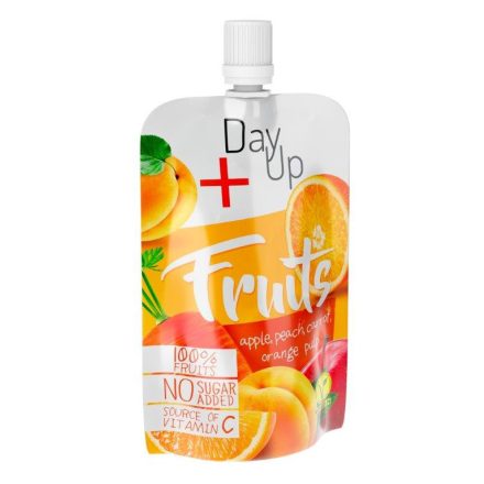 Day Up fruits almapüré barackkal, sárgarépával, narancsdarabokkal és c-vitaminnal 100 g